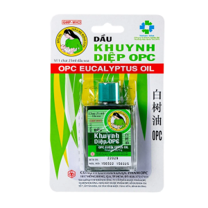 Dầu Khuynh Diệp mẹ bồng con OPC hỗ trợ cảm cúm sổ mũi nghẹt mũi (25ml)