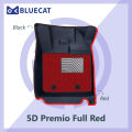 [Lite Series - Red Edition] BLUECAT 5D CARPET Nissan Almera Grand Livina Navara Double Cab 4x4 Sylphy Teana Xtrail X-Trail (2004-Present) Car Floor Mats / Leather Mats / Anti Slip Mats / Waterproof Mats / Accessories Automotive Interior. 