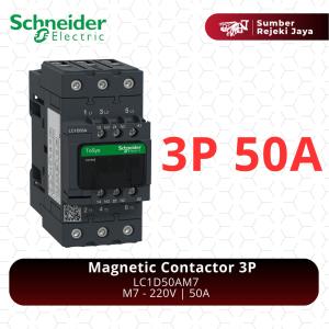 Schneider Kontaktor LC1D50AM7 LC1D50M7 3P 50A 220VAC 220V | magnetic contactor