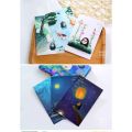 Postcard dạ quang vô diện hộp ảnh bưu thiếp nhiều tấm quà tặng trang trí đẹp. 