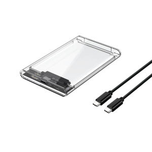 Kebidumei Transparent Harddisk Boxs 2.5 Inch HDD SSD Shell Enclosure SATA To USB 3.0 Mobile External Hard Drive Disk Box 5Gbps Support