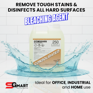 Bleaching Agent CCM250SS – Removes Tough Stains & Disinfects | 5L Concentrated Cleaner