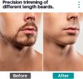 Manscape Men's Beard Trimmer, 20 Length Adjustable Blade Wheel,Stainless Steel T-Blade for Precision Facial Hair Trimming, Cordless Hair Clipper IPX7 Waterproof, LED Display(Black). 