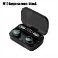 TWS NEW M10 Wireless Bluetooth Headset 5.3 Earphones Bluetooth Headphones with Mic Earbuds 3000Mah Charger Box LED Display Fone. 