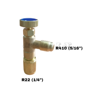 High-Quality Air Conditioning Refrigerant Retention Control Valve Adaptor R22/R410A Dual Function Safety Valve for Home Appliances