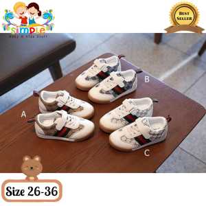 Sepatu Sneakers Anak Impor Fashion GG Model Terbaru Ukuran 26-36