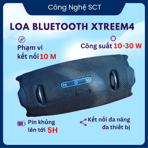 ( MỚI 2026 ) Loa Bluetooth Xtreem 4 Bass To Cực Đã – Kháng Nước Kết Nối Ổn Định Hỗ Trợ USB/Thẻ Nhớ/Micro