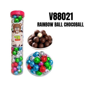100pcs Chocolate Balls Assorted Fun Shapes Made With High-Quality Cocoa For Kids And Adults CTR