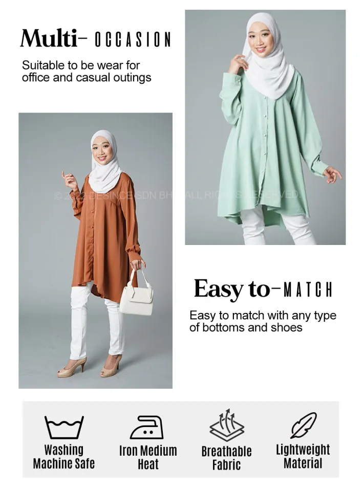 Baju smart casual on sale muslimah