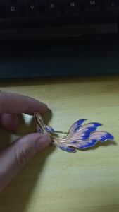 Love and Deepspace Rafayel Merch Fantasy Fish Tail Brooch Niche Design Enamel Lapel Pin Cosplay Props Otaku Collection Birthday Present