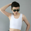 Women Chest Side Buckle Breast Trans Binder Tomboy Bra Breathable Sportswear S-6XL. 