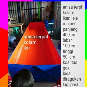 Terpal kolam ikan lele uk 400x100x50 type A12 original asli 100% korea