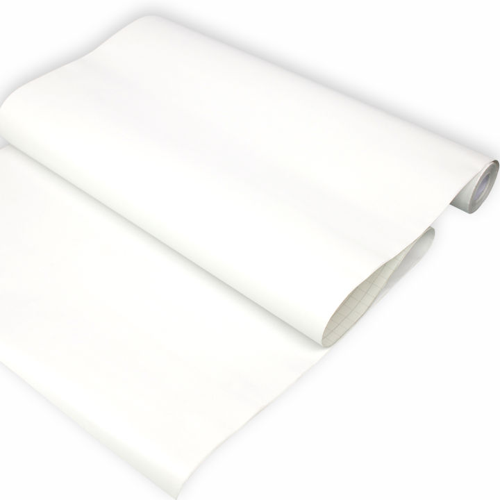 HM wallpaper plain white wallpaper self-adhesive bedroom waterproof and ...