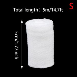 1Roll Breathable Gauze Roll Bandage Wound Elastic Bandage Medical Tape Wound Care