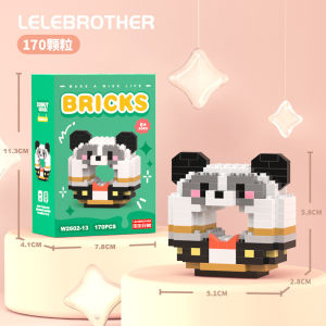 (สินค้าพร้อมส่ง นนทบุรี) ตัวต่อเลโก้ 3 มิติ ตัวการ์ตูนโดนัท น่ารัก มีให้เลือก 45 แบบ