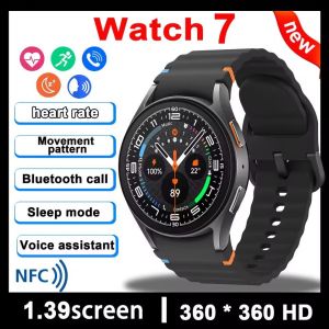 NEW For Samsung Galaxy Watch7 44mm Smartwatch Bluetooth Call GPS Motion Track Compass Waterproof NFC Access Control Fashion Smart Watch Android IOS