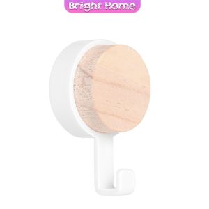 ตะขออเนกประสงค์ แขวน  ไม่ต้องเจาะ ทนทาน ตกแต่งด้วนลายไม้ home hook