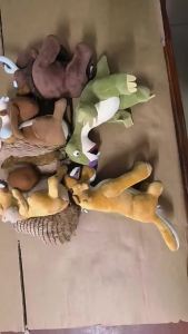 New cartoon animation Ice Age plush toy mammoth squirrel sloth saber-toothed tiger doll
