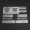 Car free sticker metal emblem for Transformers Decent villain logo Autobot Decepticon badge Rear trunk side sign Scratch cover. 