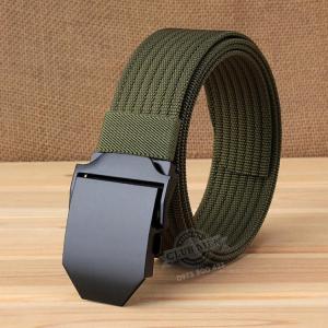 Thắt lưng nam vải bố canvas siêu bền siêu nhẹ khóa tự động kim loại chống rỉ sét