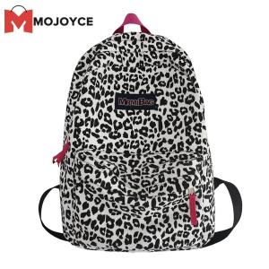 MOJOYCE Vintage ผู้หญิงกระเป๋าถือผ้าใบพิมพ์ Rucksacks Casual แฟชั่นสุภาพสตรีขนาดใหญ่กระเป๋าเป้สะพายหลัง