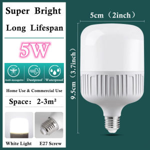 E27 LED Bulbs Power 5W/10W/20W/30W/40W Cool White Super Bright 30000h Lifespan Energy Saving 80% LED Light Bulb High-Quality LED Light Indoor Lighting Home Light