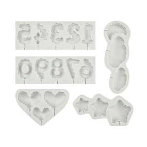 Fondant Chocolate Molds Heart Star Cloud Silicone Molds Mousses Cake Decorating Tool Soap Molds Easily to Clean