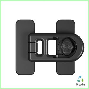 Mexin 1 ชิ้น ที่ล็อคประตูตู้เย็น อุปกรณ์ล็อคประตู ติดกาวไม่ต้องเจาะ ป้องกันการหนีบ Refrigerator lock