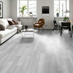 DUBOR PVC Linoleum Flooring per Yard Thick Rubberized Vinyl Floor Cover for Home Waterproof Wear-resistant Carpet