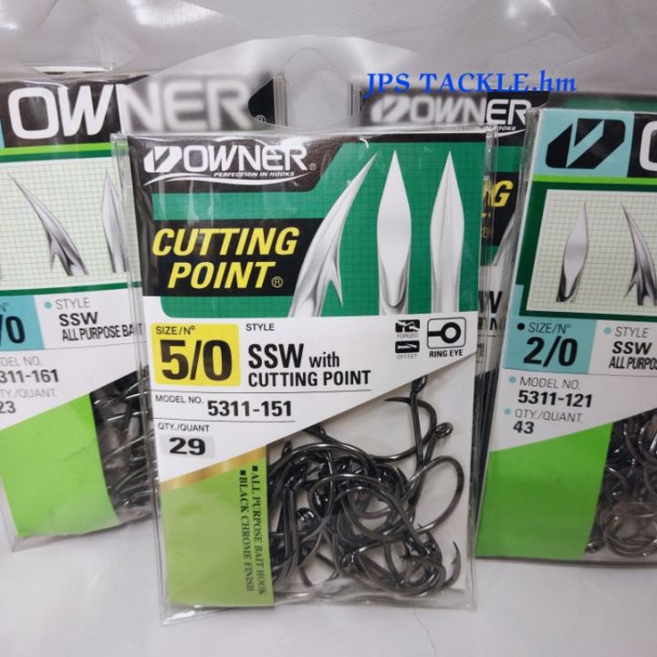 OWNER 5311 SSW with cutting point hook mata kail owner Value pack | Lazada