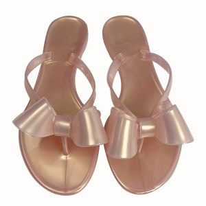 Free Shipping Hot-Selling Jelly Butterfly Sandals WomenS Flat Shoes WomenS Plastic Summer Slippers