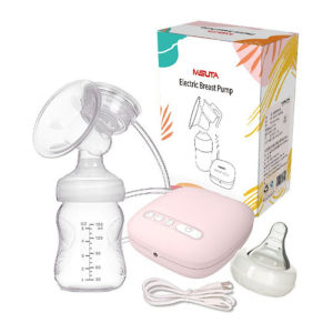 HamshMoc Electric Breast Pump Double Pump Anti Backflow Design Comfort Massage Multiple Modes Multiple Power Supply Safe Material