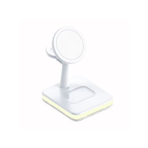 3 In 1 Wireless Charging Station Charger Dock For Smart Mobile Phones Smart Watch Headphones And AirPods