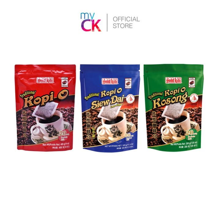 (Bundle of 4) Gold Kili Coffee Traditional Kopi O 20's | Lazada Singapore