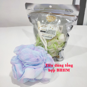 (Quận 8) Bông tắm lưới tạo bọt dạng TRÒN (có muốt tạo bọt).