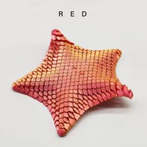 Fidget Toy Flexible Desk Decor 3D Printed Articulated Starfish Stress Relief Gift for Kids Visual Toys