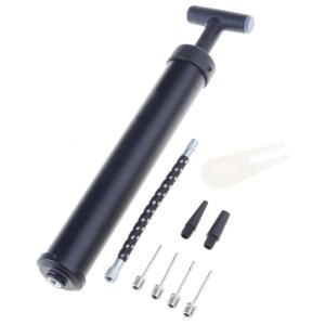 Manual Portable Sports Football Air pumps Set Small Sports Ball Inflator with Nozzle Football Inflating Pump