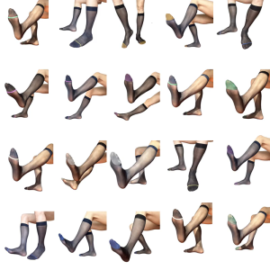 Fashiona Mens Business Over the Calf Socks for Professional Outfit Thin Nylon Knee Length Socks Formal Dress Stockings