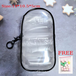 Carrying Box Storage Case Doll Organizer Box 20cm Square Plush Dolls Display Bag for V1 V2 Labubu Doll Accessories