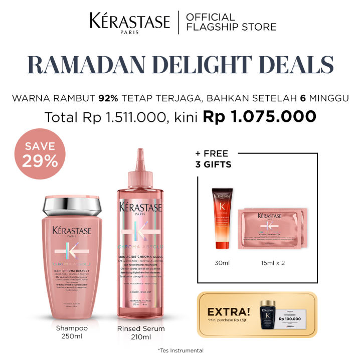 Kerastase Color Care Duo Bain Chroma Respect Shampoo untuk Rambut