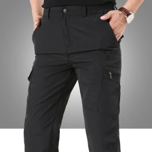 【2-3 days arrive!!!】VUUG Spring Autumn Hiking Fishing Pants Men Quick Dry Outdoor Sports Waterproof Tactical Trousers Mountain Climbing Trekking (M-2XL)