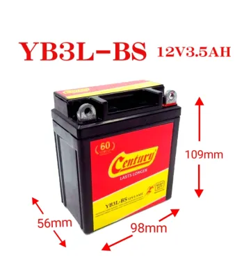 YB3L-BS BATTERY GEL Y125Z / RXZ / Y100 / Y110 SS / DINAMIK / KRISS / RG SPORT / RGV YTZ5S YUASA YOKOHAMA