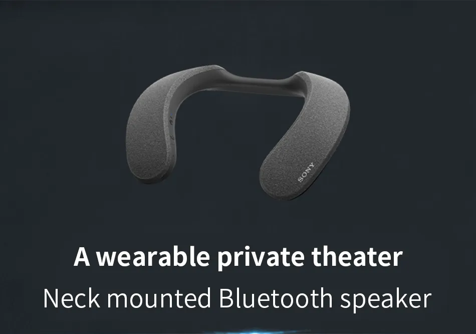 Neck Speaker Sony Soundwear Neckband Bose Around The Neck Speaker