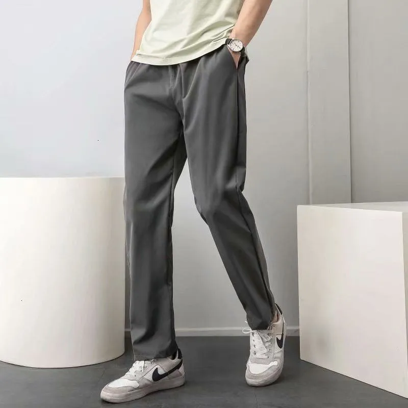 Korean Suit Pants Men's Pants Casual Long Pants Men Slack Pants Office  Seluar Straight Panjang Lelaki X201