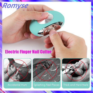 Romyse Electric Automatic Nail Clipper Cutter Trimmer Nail Cutter Manicure Pedicure Clipper Nail Trimmer Infant Baby Grooming Tools