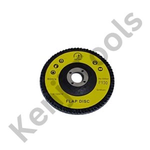 Amplas Susun 4" Inch (100mm) Grit 100 Flap Disc Grinda Kertas Amplas Susun Bulat 4" Soldier