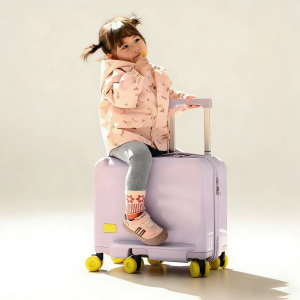 Kids Luggage Lazy Walking Baby Box Baby Child Can Mount Can Rid Multifunctional Trolley Case Children Boarding Travel Suitcase