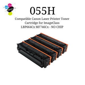 055H Compatible Canon 055H Laser Printer Toner Cartridge for Canon ImageCLASS LBP664Cx ImageCLASS MF746Cx [theinksupply]