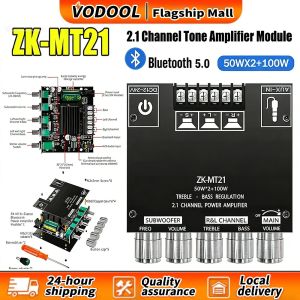 ⚡⚡ZK-MT21 Bluetooth-compatible 2.1 Channel Bass Power Subwoofer Amplifier Board