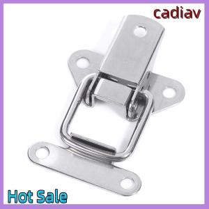 cadiav Stainless Steel 304 toolbox Locking hasps Metal Toggle Catch Clasp Loaded hinges